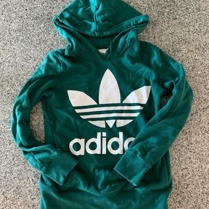 Green adidas hoodie